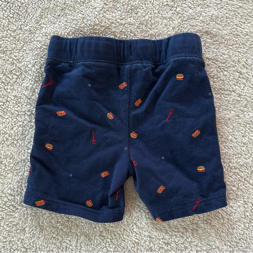 Carter’s Blue Kids Shorts with Fun Pattern - Picture 3 of 5